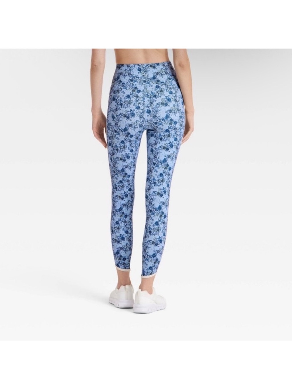 JoyLab Blue Floral High-Rise Leggings